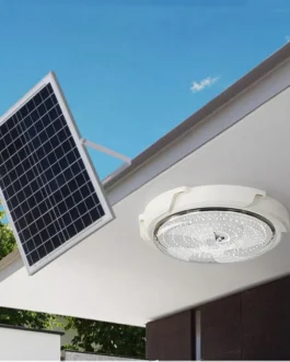 100/60 واط LED سقف شمسي ضوء قلادة ضوء مصباح طاقة شمسية خارجي داخلي